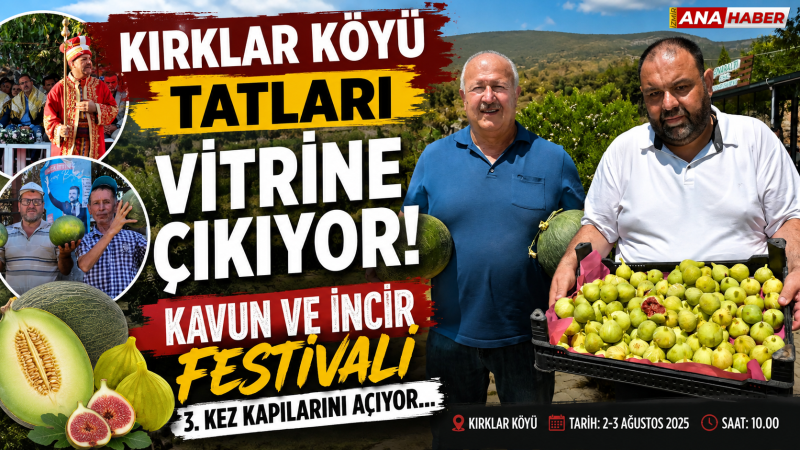 Buca’da festival heyecanı: 3. Kırklar Kavun ve İncir Festivali başlıyor