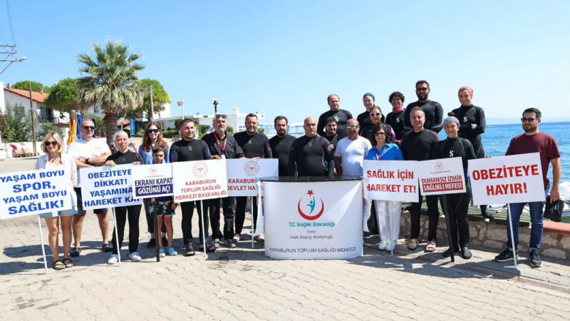 İzmir İl Sağlık Müdürlüğü'nden bağımlılığa karşı farkındalık etkinliği