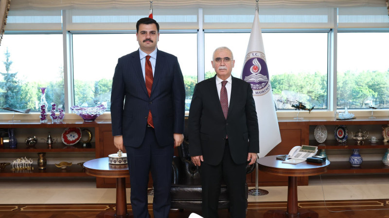 AK Parti Genel Sekreteri İnan'dan Anayasa Mahkemesi Başkanı Özkaya'ya ziyaret