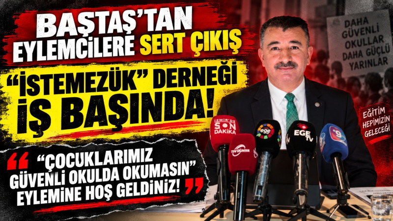 Alsancak’ta 'Gazi Ortaokulu Eylemcilerine Başdaş’tan çok sert ‘Deprem’ ve ‘Altyapı’ çıkışı!