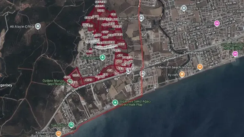 İzmir Büyükşehir Belediyesi'nden Seferihisar'da 50 hektarlık alanda imar onayı