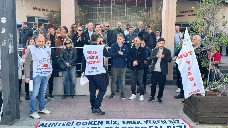 Konak Belediyesi önünde “Sosyal denge” protestosu!