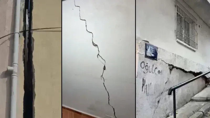 Buca-Onat Tüneli inşaatı, Atamer Mahallesi’nde evleri tehdit ediyor