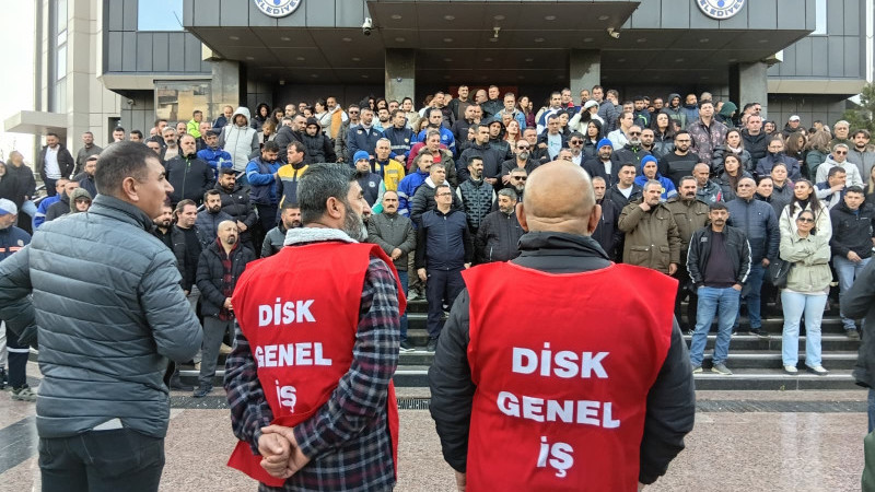 Buca Belediyesi'nde işçiler eylemde: 