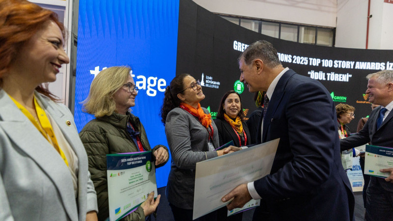 İzmir Büyükşehir'e Uluslararası Sürdürülebilir Turizm Ödülü