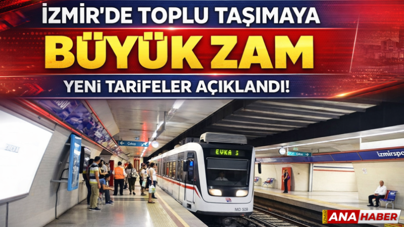 İzmir’de ESHOT ve İZBAN ücretlerine zam geliyor!